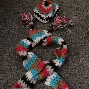 Hat and scarf